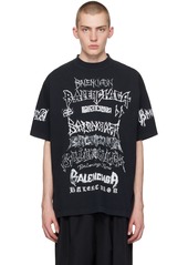 Balenciaga Black DIY Metal T-Shirt