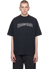 Balenciaga Black DIY Metal T-Shirt