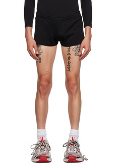 Balenciaga Black Drawstring Shorts