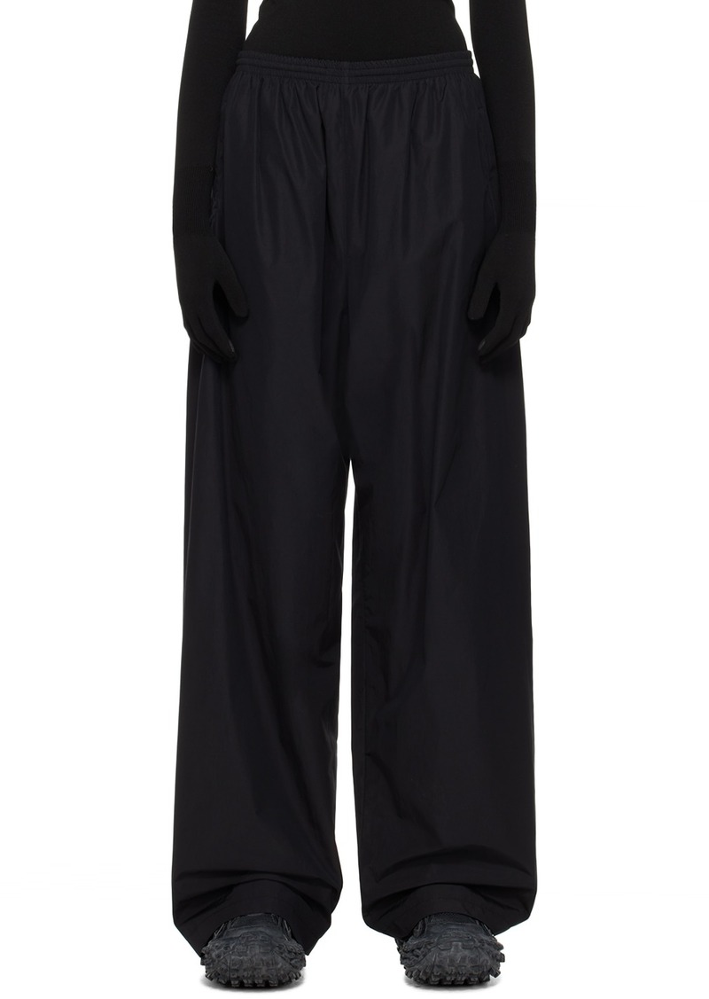 Balenciaga Black Drawstring Track Pants