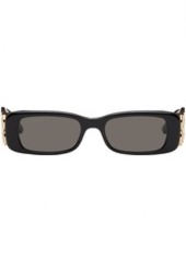 Balenciaga Black Dynasty Rectangle Sunglasses