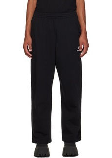 Balenciaga Black Embroidered Sweatpants