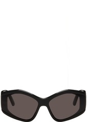 Balenciaga Black Geometric Sunglasses