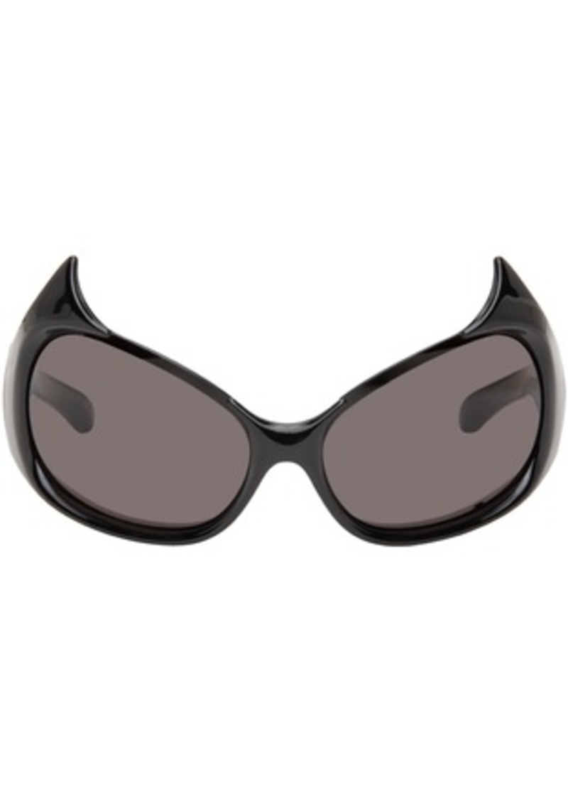 Balenciaga Black Gotham Cat Sunglasses