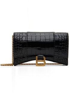 Balenciaga Black Hourglass Wallet Bag