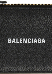 Balenciaga Black Long Essential Coin & Card Holder