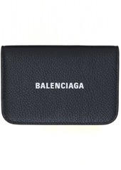 Balenciaga Black Mini Flap Cash Card Holder