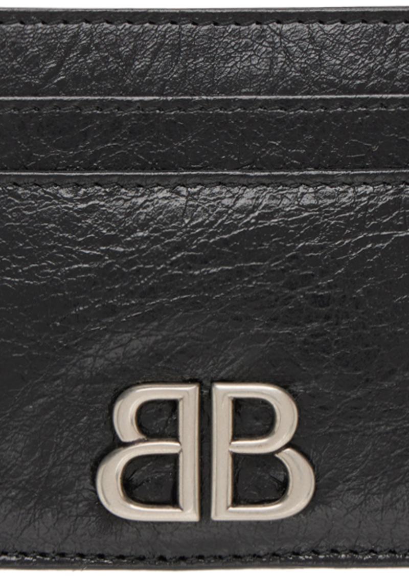 Balenciaga Black Monaco Card Holder