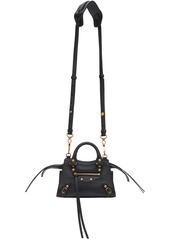 Balenciaga Black Nano Neo Classic Top Handle Bag
