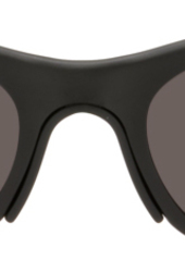Balenciaga Black Oval Sunglasses