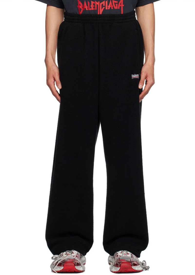 Balenciaga Black Political Campaign Sweatpants