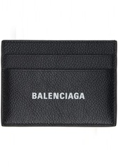 Balenciaga Black Printed Card Holder