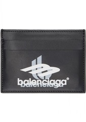 Balenciaga Black Printed Card Holder