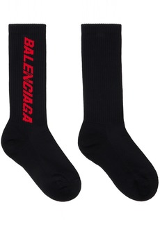 Balenciaga Black Racer Socks