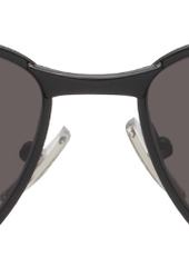 Balenciaga Black Rectangular Sunglasses