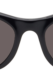 Balenciaga Black Reverse Xpander Rectangle Sunglasses