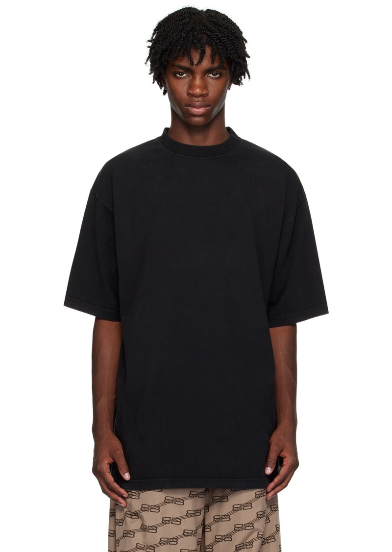 Balenciaga Black Rhinestone T-Shirt