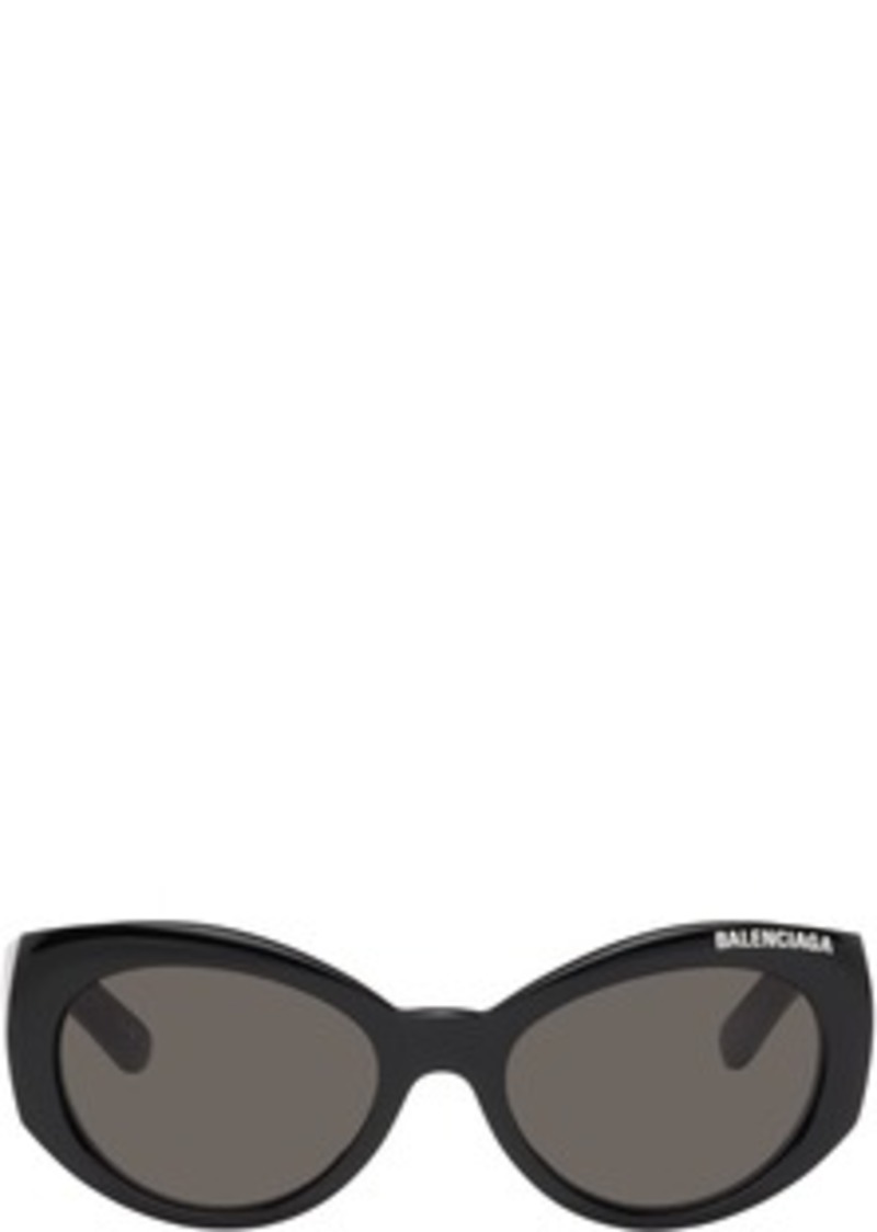 Balenciaga Black Round Sunglasses