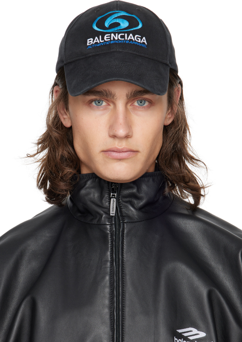 Balenciaga Black Surfer Cap