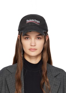 Balenciaga Black Up Political Cap