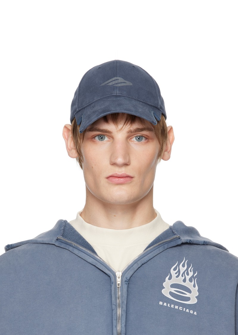 Balenciaga Blue 3B Stencil Cap