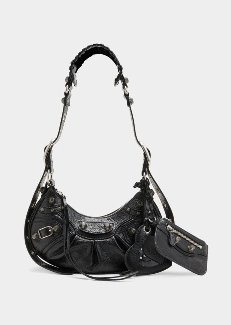 Balenciaga Cagole XS Studded Leather Shoulder Bag