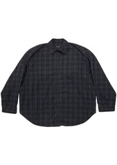BALENCIAGA Checked flannel shirt