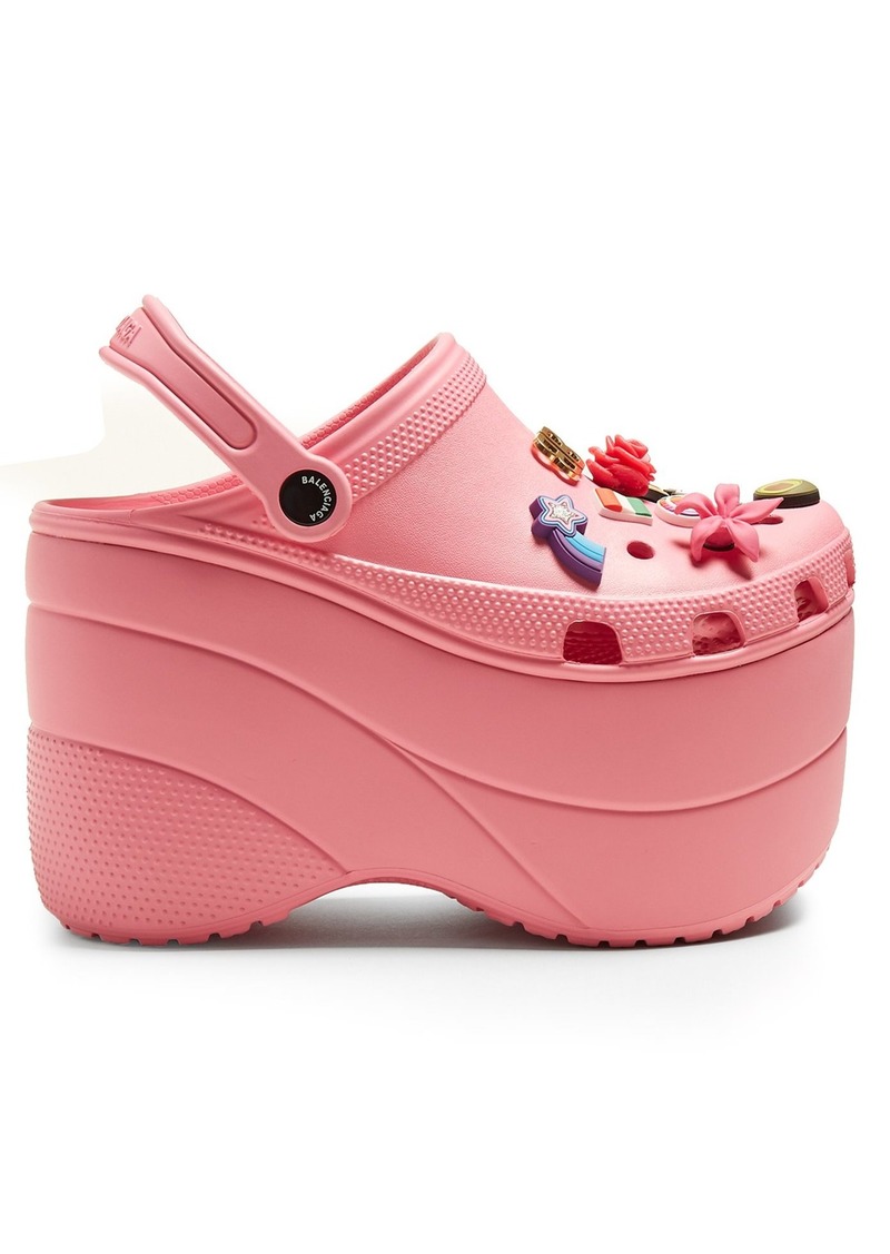 thick sole platform crocs