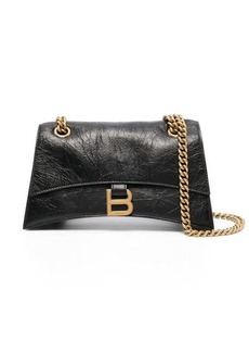 BALENCIAGA Crush Chain small leather shoulder bag
