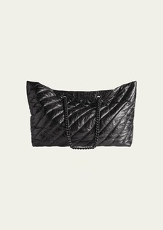Balenciaga Crush Large Quilted Leather Shoulder Bag