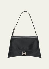 Balenciaga Crush Medium Sling Leather Shoulder Bag