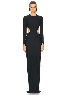 Balenciaga Cut Out Maxi Dress