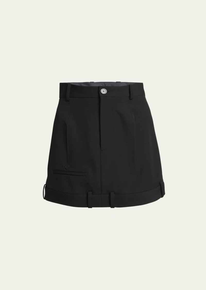 Balenciaga Deconstructed Mini Skirt