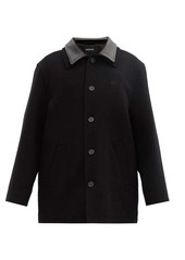 Balenciaga Double-collar wool-blend jacket