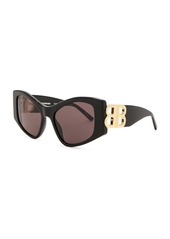 Balenciaga Dynasty Cat Eye Sunglasses