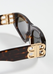 Balenciaga Dynasty Vintage Inspired Oval Sunglasses