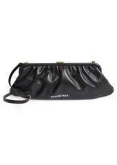 Balenciaga Extra Large Cloud Leather Clutch in Black at Nordstrom