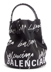 Balenciaga Extra Small Wheel Logo Bucket Bag