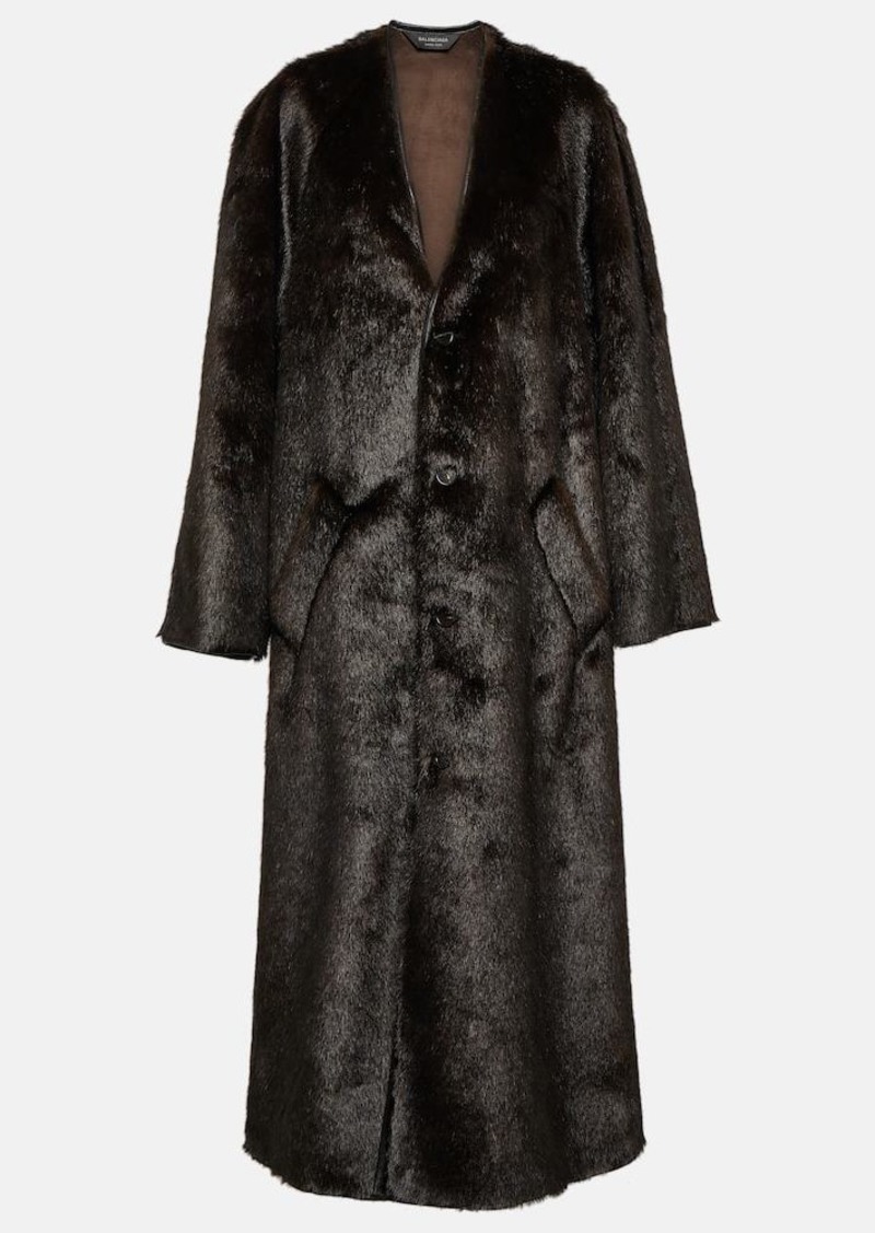 Balenciaga Faux fur coat