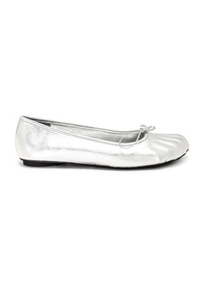 Balenciaga Fetish Ballerina In Silver