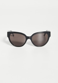 Balenciaga Flat Glam Shape Sunglasses