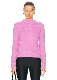 Balenciaga Furry Fitted Sweater