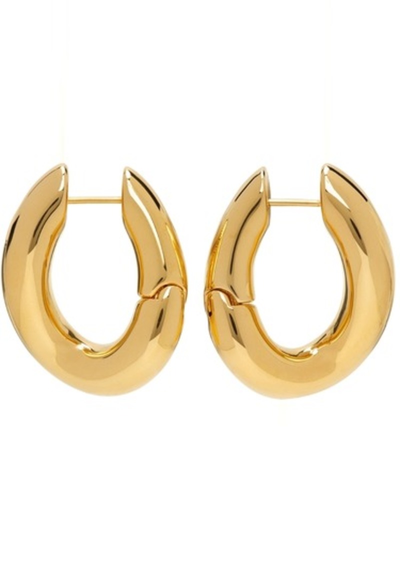 Balenciaga Gold Loop Earrings