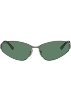 Balenciaga Gunmetal Cat-Eye Sunglasses