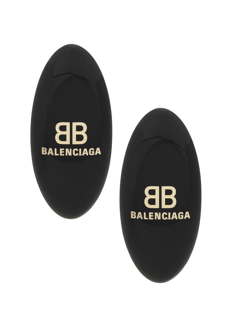 Balenciaga Hairclip Earrings