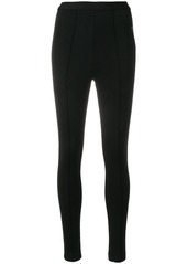 Balenciaga High waisted leggings with rear logo