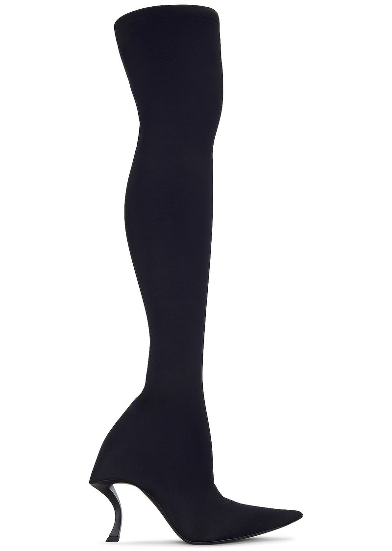 Balenciaga Hourglass Over The Knee Boot