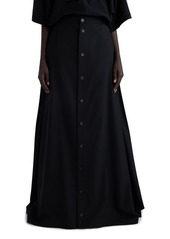 Balenciaga Hybrid Maxi Skirt Wool Barathea Pants