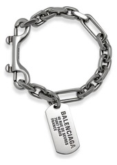 Balenciaga ID Tag Bracelet