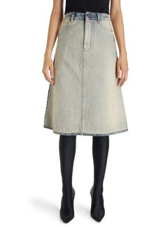 Balenciaga Inside Out Denim Skirt at Nordstrom